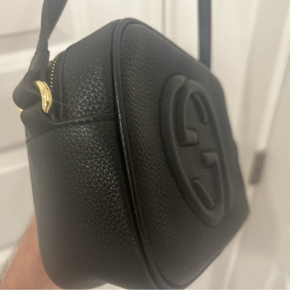 Gucci Black Leather Soho Disco Shoulder Bag - Picture 6 of 10